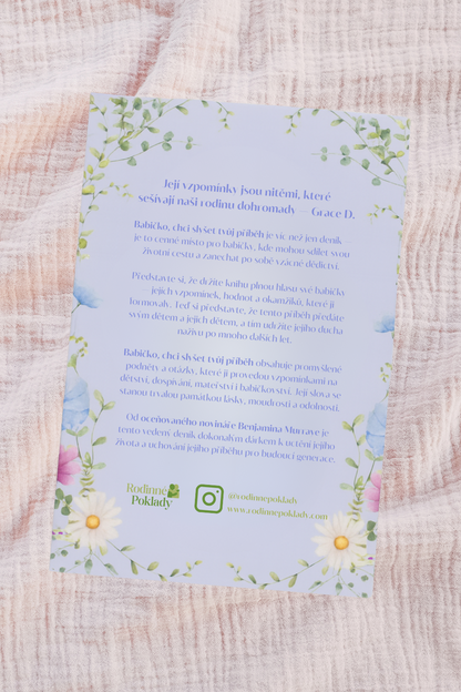 Vzpomínky babičky – řízený deník